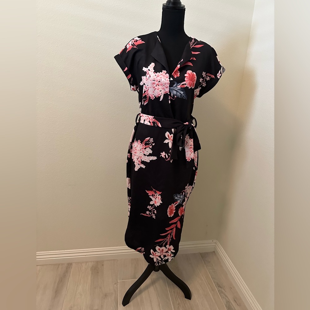 Floral print dress